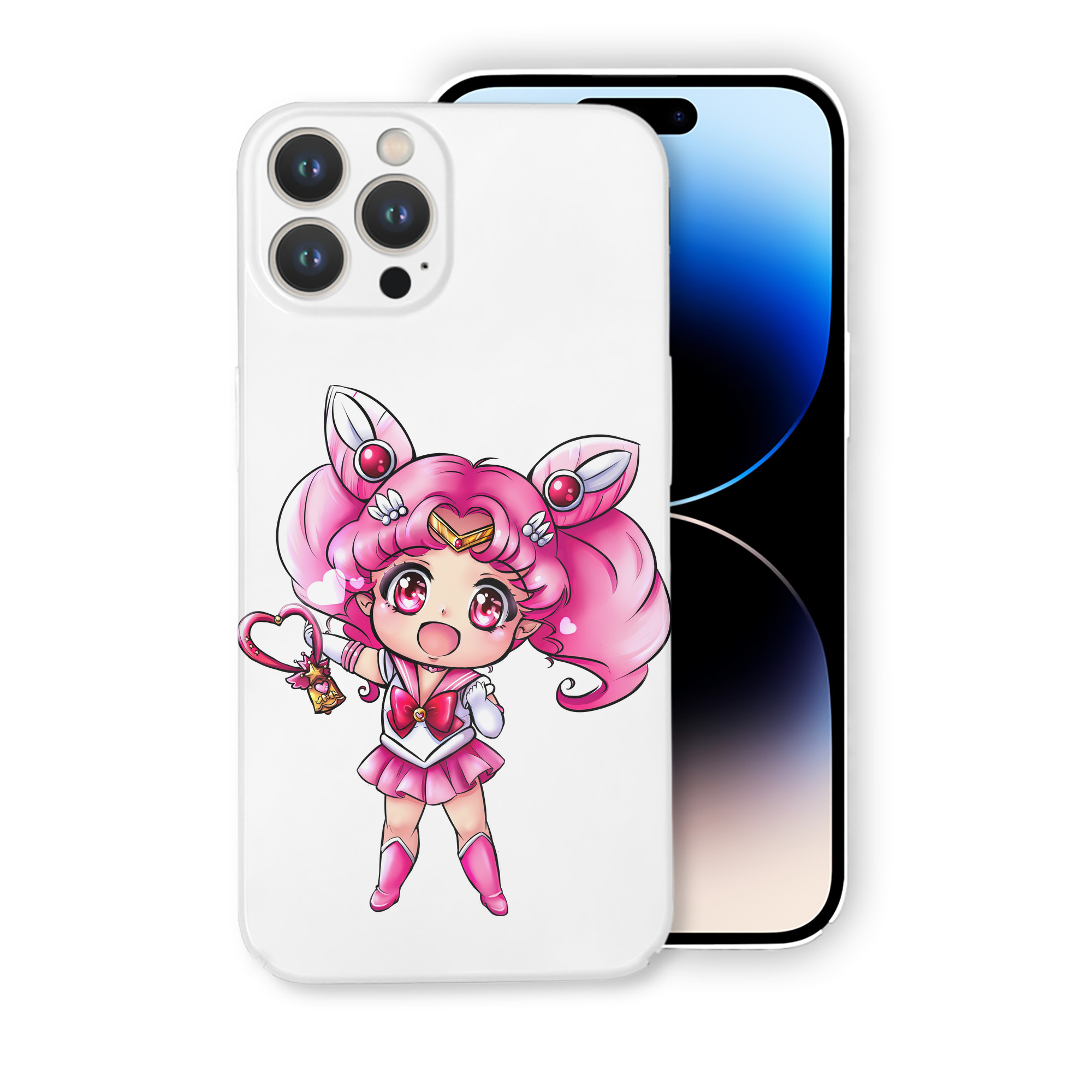 （画像用） 美少女戦士セーラームーン ちびうさ Sailor Moon Chibiusa Tsukino Usagi Small Lady Serenity 【iPhone 14シリーズ対応】ハードケース